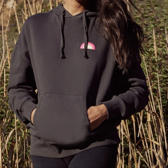 Spiritual Gangster Rainbow Pullover Hoodie Black S - Picture 7 of 8